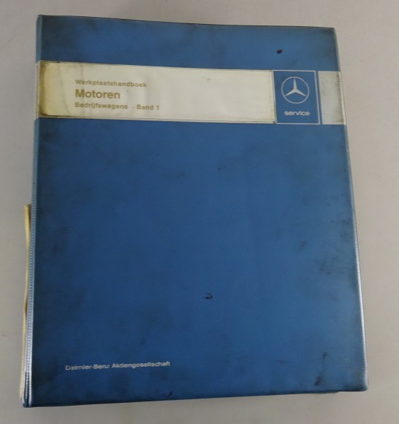 Werkplaatshandboek Mercedes Benz LKW Motoren OM 401 / 402 / 403 / 407 h van 1976