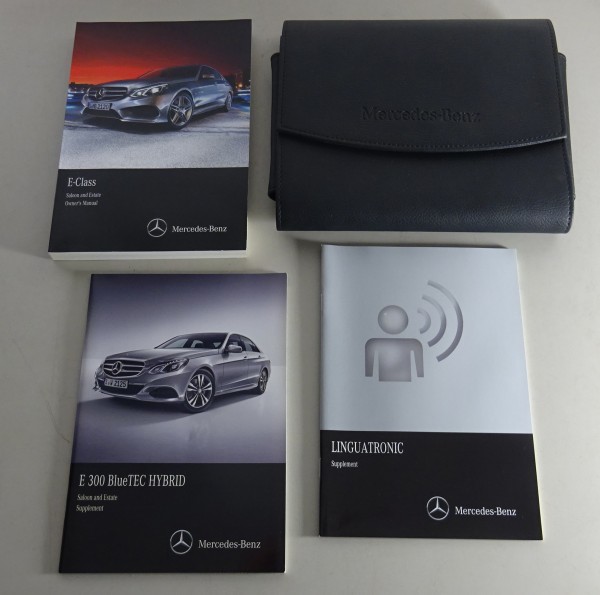 Owner's Manual + Wallet Mercedes Benz E-Class Saloon + Estate W212 / S212 2015