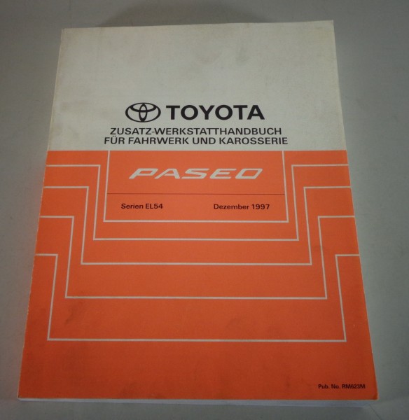 Werkstatthandbuch Toyota Paseo Cabrio Karosserie Fahrwerk Bremsen St. 12/1997