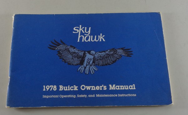 Betriebsanleitung Buick Skyhawk von 1978