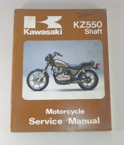 Werkstatthandbuch / Workshop Manual Kawasaki Z 550 Shaft von 1982