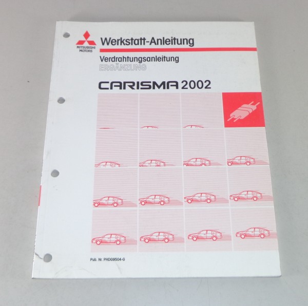 Werkstatthandbuch Mitsubishi Carisma Nachtrag Elektrik Schaltpläne Baujahr 2002