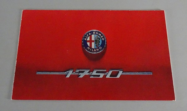 Prospectus / Broschure Alfa Romeo Spider 1750 Duetto