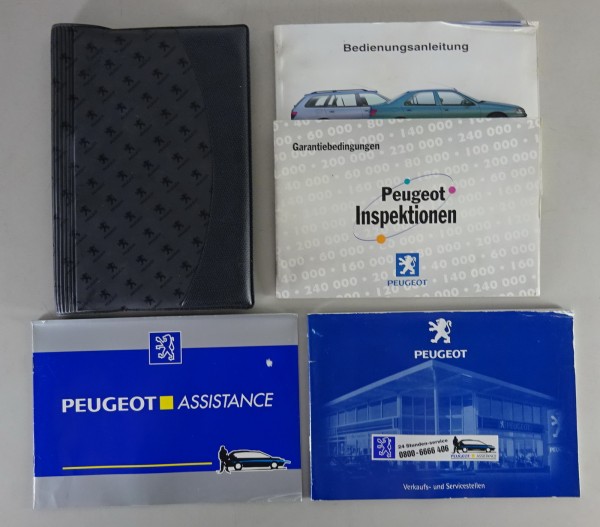 Bordmappe mit Betriebsanleitung / Handbuch Peugeot 406 Stand 06/1999