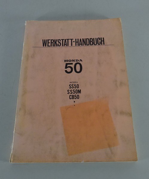 Werkstatthandbuch / Reparaturanleitung Honda SS 50 / SS 50 M / CB 50 von 1971