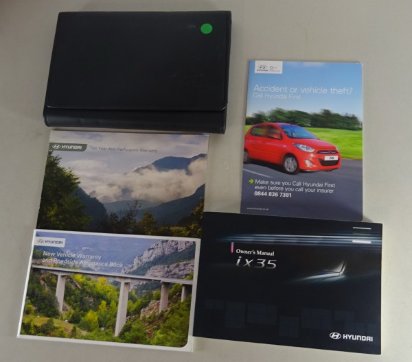 Owner's Manual / handbook + Wallet Hyundai ix35 from 2011