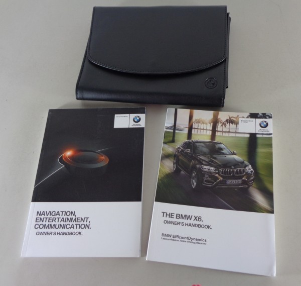 Owner's Manual + Wallet BMW X6 Typ F16 / xDrive 35i 50i 30d 40d M50d from 2015