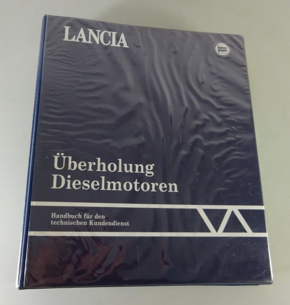 Werkstatthandbuch Dieselmotoren Lancia Dedra / Thema / Kappa / Zeta Stand 7/1996