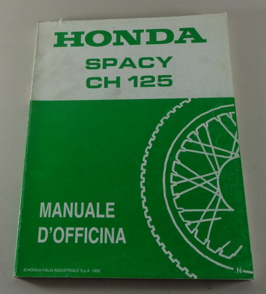 Manuale di officina Honda Spacy CH125 von 1992