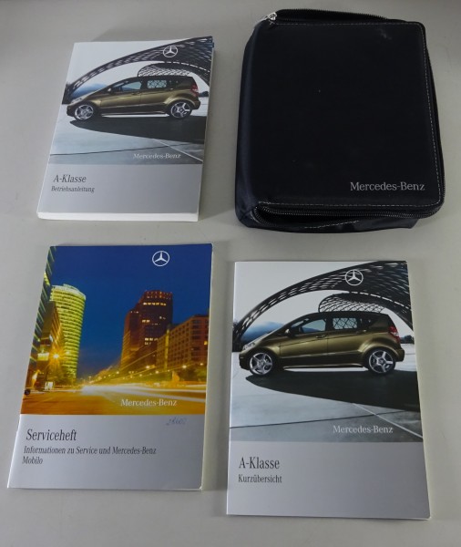Bordmappe + Betriebsanleitung Mercedes A-Klasse W169 Stand 07/2010