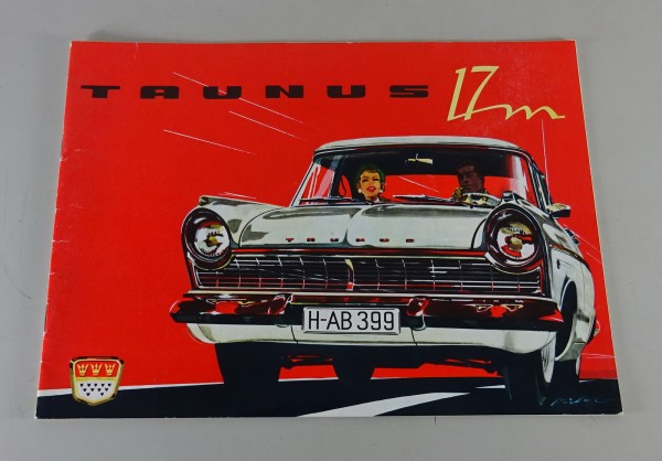 Prospekt / Broschüre Ford Taunus 17 M | P2 Barocktaunus - Bj. 1957-1960