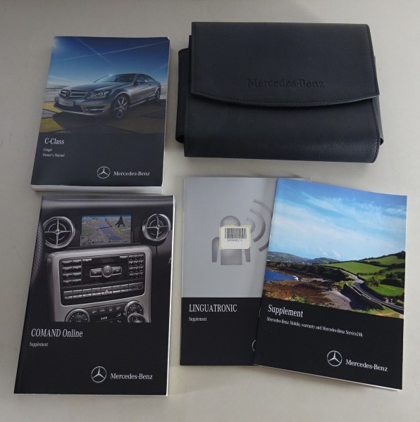 Owner's Manual + Wallet Mercedes Benz C-Class W205 C180 / C200 C220... from 2014