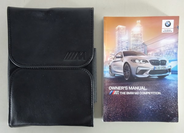 Bordmappe + Betriebsanleitung BMW M2 Competition Typ F87 Stand 02/2020