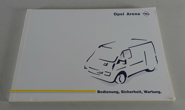 Betriebsanleitung / Handbuch Opel Arena Stand 03/1998