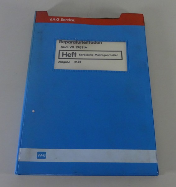 Werkstatthandbuch Audi V8 / V 8 Typ D11/4C Karosserie Montagearbeiten ab 1989