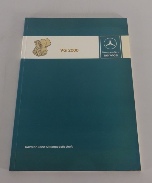 Werkstatthandbuch Mercedes Benz LKW Verteilergetriebe VG 2000 Stand 12/1983