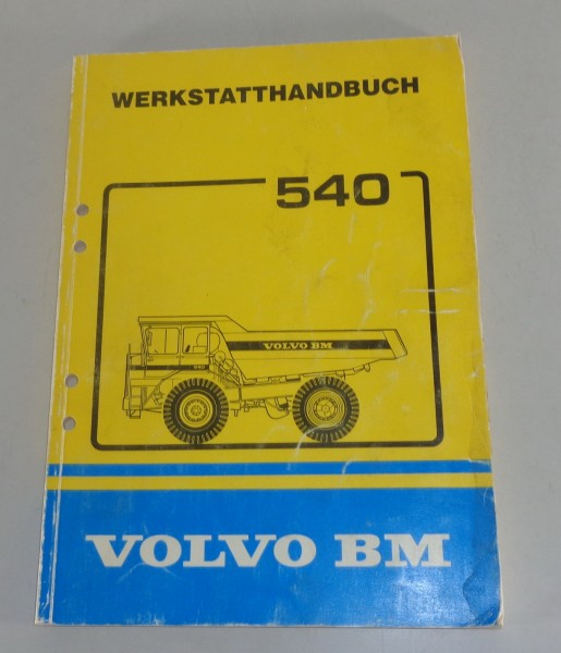 Werkstatthandbuch Volvo BM Dumper 540 Stand 08/1987