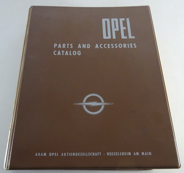 Spare Parts Catalog / Parts List Opel Rekord C / Commodore A from 12/1969