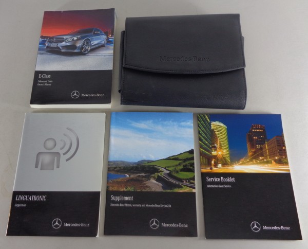 Owner's Manual + Wallet Mercedes Benz E-Class W212 / S212 Saloon + Estate 2014