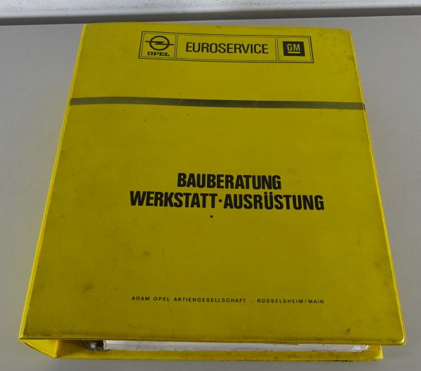 Handbuch Opel Spezialwerkzeug + Bauberatung + Ausrüstung der 70er Jahre