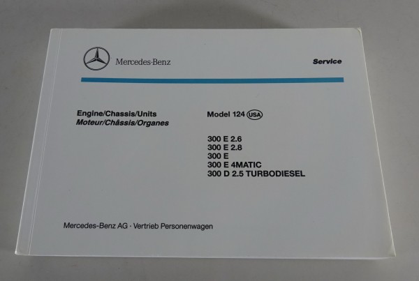 Bildkatalog Teilekatalog Mercedes Benz W124 Limousine 300 E - 300 D USA 06/1993