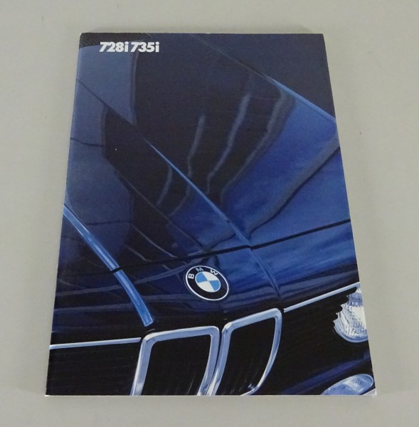 Brochure BMW 7er E23 728i / 735i Édition 02/1982