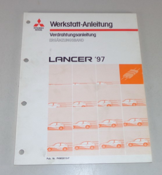 Werkstatthandbuch Mitsubishi Lancer CJ0 Nachtrag Elektrik Schaltpläne Baujahr 97