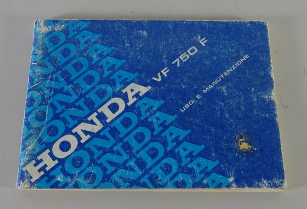 Owner´s Manual / Uso E Manutenzione Honda VF 750 F Stand 1983 - 1986
