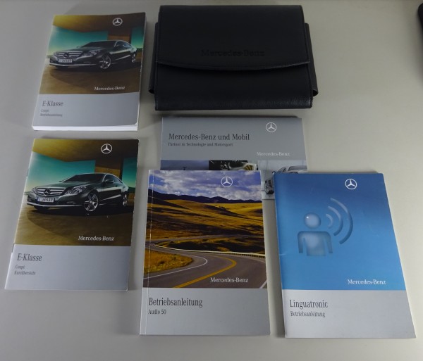 Bordmappe + Betriebsanleitung Mercedes E-Klasse Coupé Typ C207 Stand 05/2009