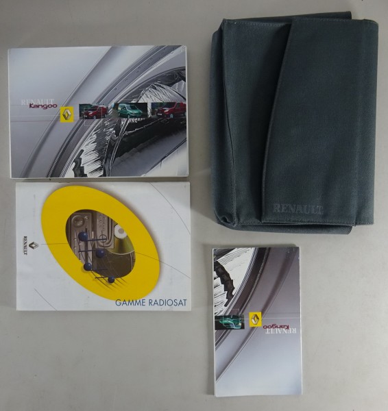 Bordmappe + Betriebsanleitung Renault Kangoo Typ KC Stand 03/2004