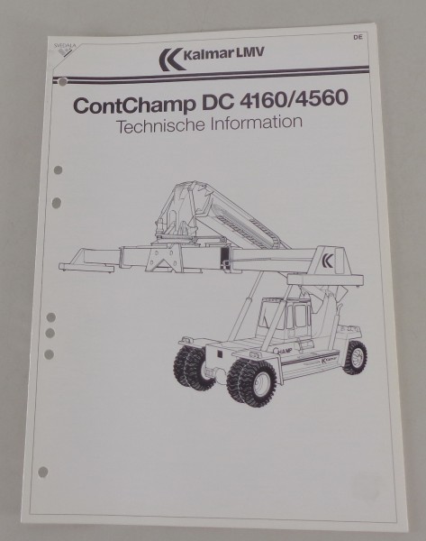 Prospekt Kalmar LMV Cont Champ DC 4160 / 4560 von 12/1993