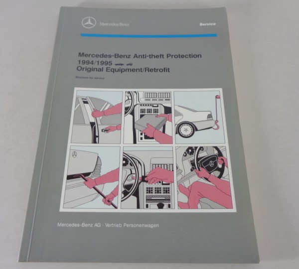 Workshop Manual Mercedes Benz Anti-theft protection 140, 129, 202, 124 from 1994