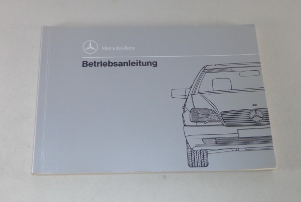 Betriebsanleitung Mercedes C140 500 / 600 SEC Stand 05/1992