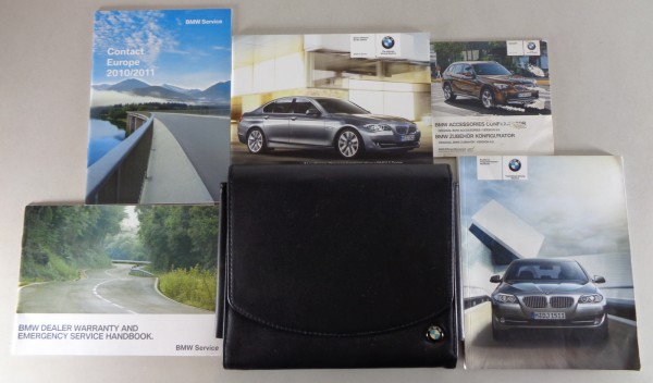 Owner's Manual / Handbook + Wallet BMW 5-Series F10 523i - 550i from 05/2009