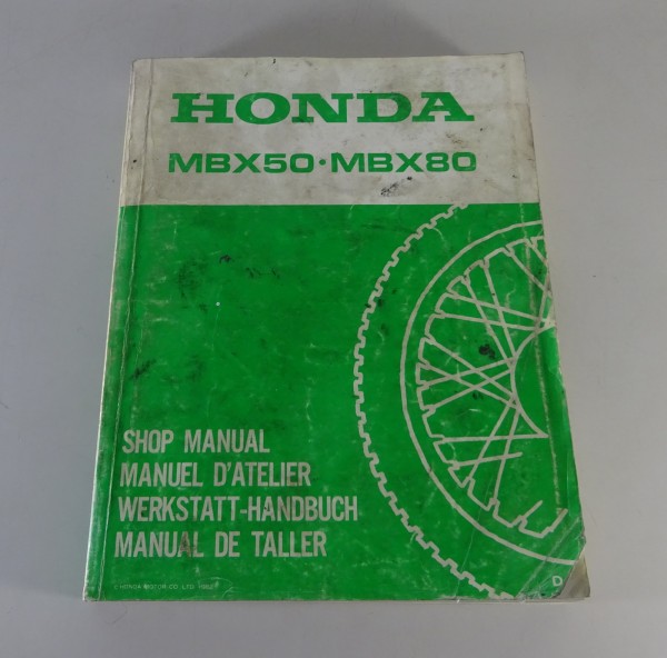 Werkstatthandbuch Honda MBX 50 / MBX 80 Stand 1982