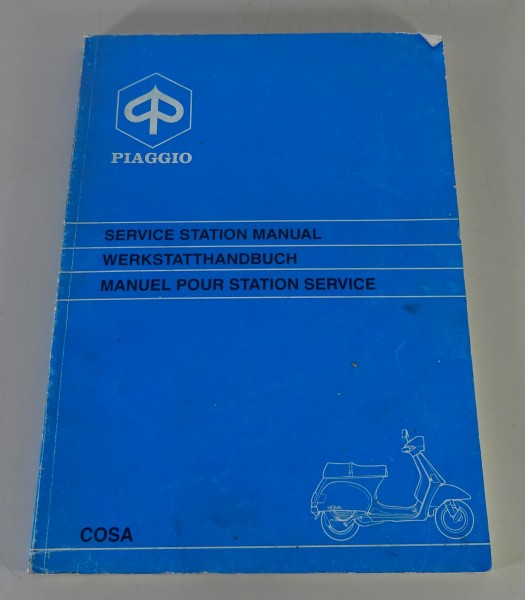 Werkstatthandbuch / Service Manual Piaggio Vespa Cosa 125 / 150 / 200 Stand 1988