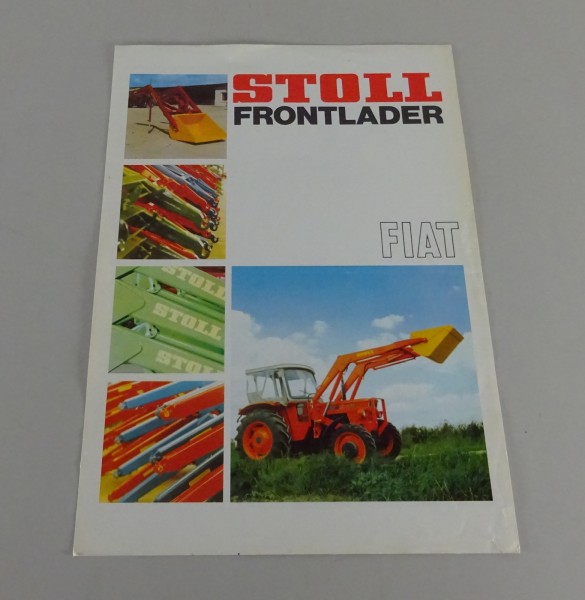 Prospektblatt / Broschüre Stoll Frontlader ALN / ALS / SUPER 1 Stand 1971