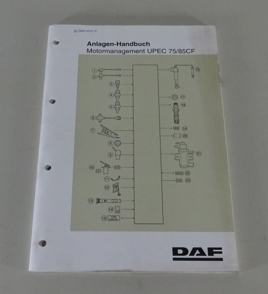 Werkstatthandbuch DAF Motormanagement UPEC für 75/85CF Stand 11/1999