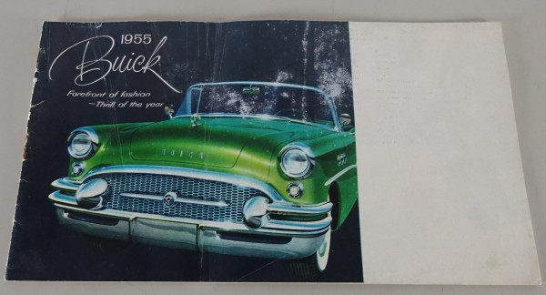Prospekt / Broschüre Buick Roadmaster, Riviera, Sedan, Century, Special von 1955