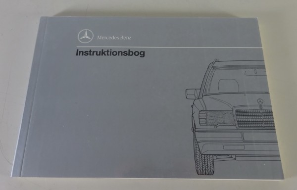 Instruktionsbog Mercedes-Benz W124 / S124 T-Modell Stand 01/1991 - Dänisch