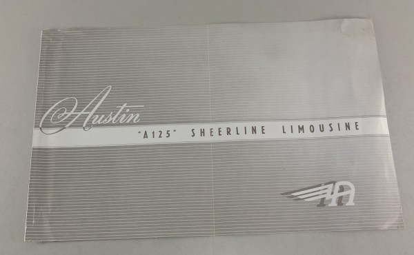 Prospekt / Brochure Austin A125 Sheerline Limousine
