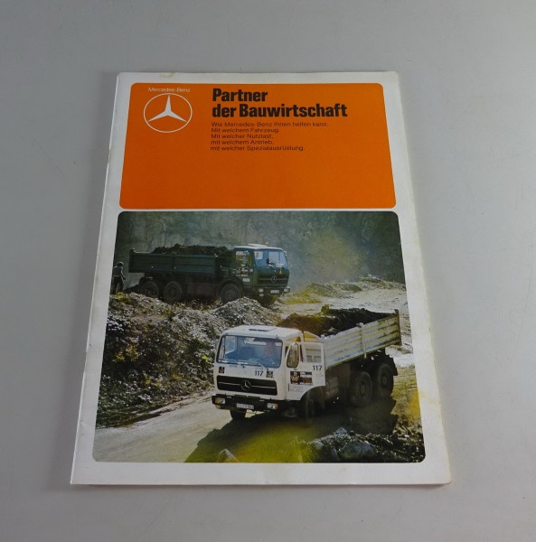 Prospekt Mercedes-Benz Baufahrzeuge | TZ DüDo / NG73 / L206 Stand 04/1976