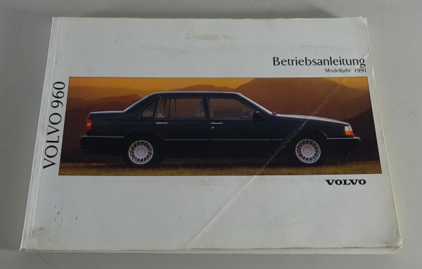 Betriebsanleitung / Handbuch Volvo 960 Stand 1991