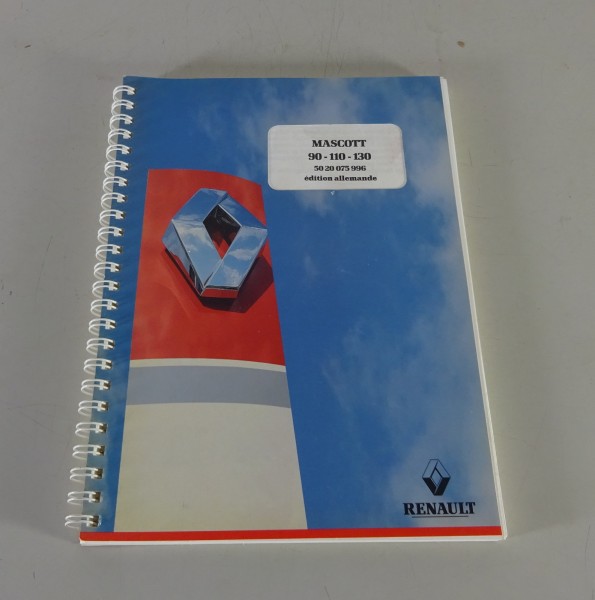Betriebsanleitung / Handbuch Renault LKW Mascott 90 - 110 - 130 Stand 03/1999