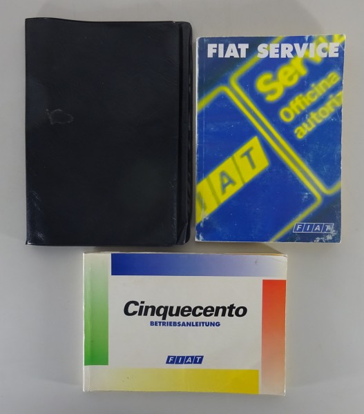 Bordmappe + Betriebsanleitung / Handbuch Fiat Cinquencento Stand 07/1995