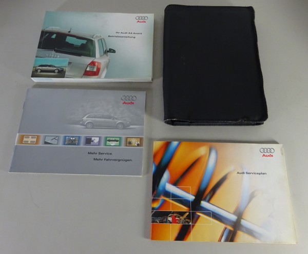 Bordmappe + Betriebsanleitung / Handbuch Audi A4 Avant Typ B6 von 05/2003