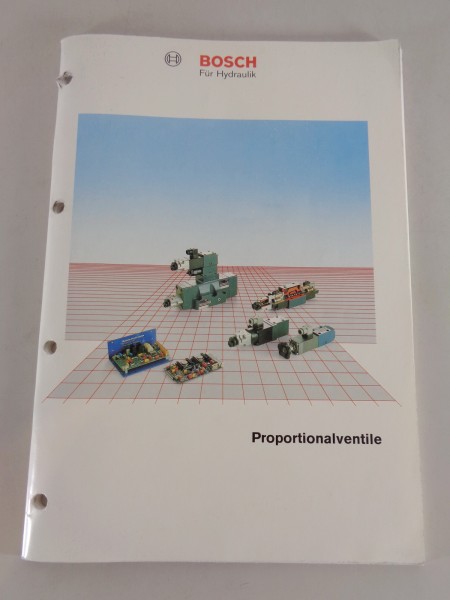 Prospekt / Technische Info Bosch Proportionalventile von 01/1986