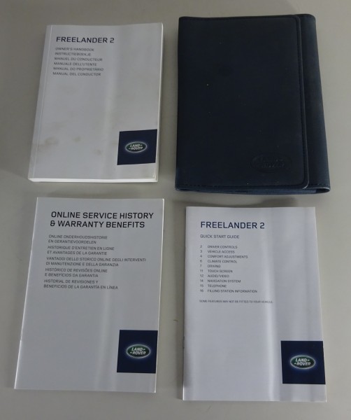 Owner's manual / Handbook + wallet Land Rover Freelander 2 from 2011