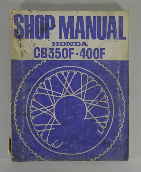 Workshop Manual Honda CB 350 F - 400 F from 1974