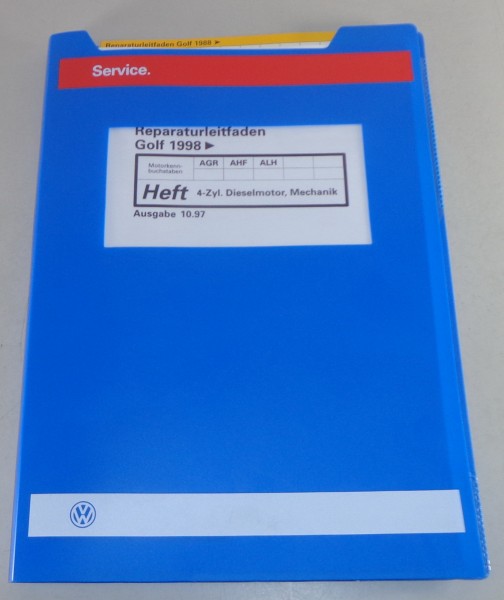 Werkstatthandbuch VW Golf IV/4 ab 1998 4 Zylinder Dieselmotor Stand 10/1997